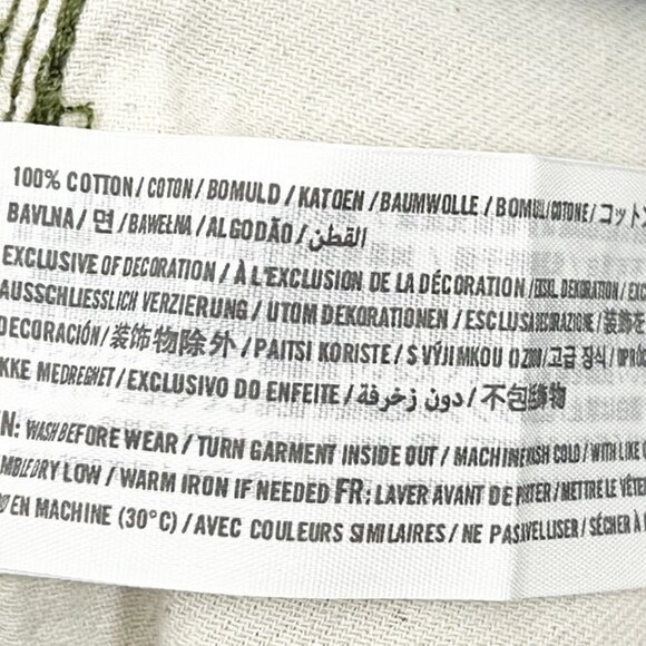 Hollister Button-Fly Slim Straight Leg Camouflage Jeans. Green. 32 x 34 - Picture 6 of 15